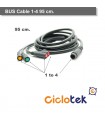 Cable BUS 1-4 95 cm.
