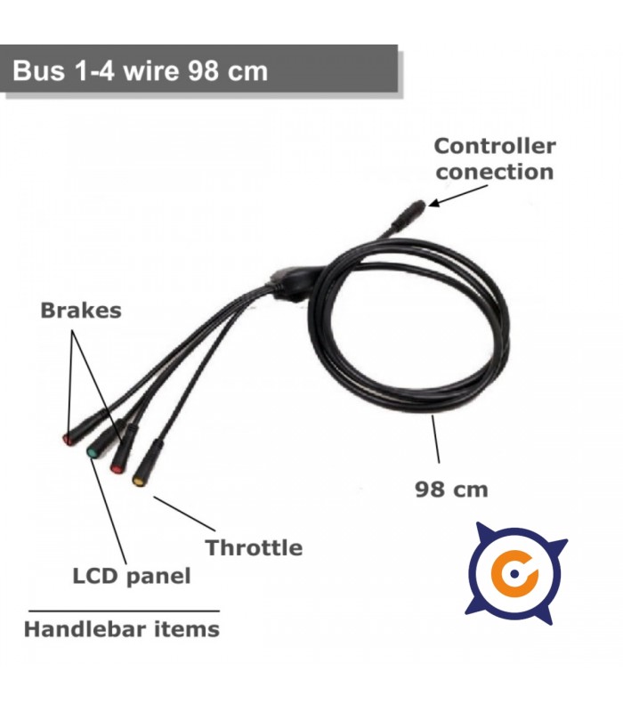 Cable BUS 1-4 95 cm.