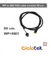 Cable conversor pas waterproof a sm 3 - 80 cm.