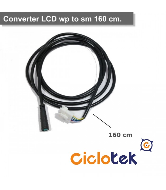 Cable conversor pantalla LCD waterproof a sm 5 -160  cm. (x2)