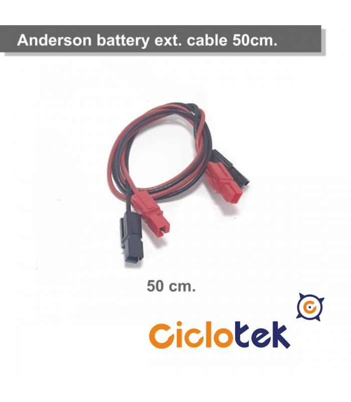 Alargador bateria anderson 50 cm