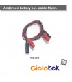 Alargador bateria anderson 50 cm