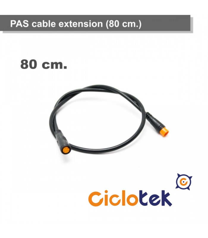 Extensión cable PAS Waterproof 80 cm.