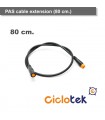 Extensión cable PAS Waterproof 80 cm.