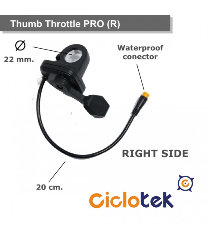 Acelerador de gatillo pro diestro waterproof