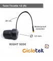 Acelerador de 1/2 puño diestro waterproof