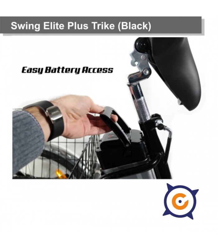 Triciclo Eléctrico CicloTEK Swing ELITE Blanco