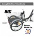 Bicicleta CicloTEK Queen Platinim LCD 5