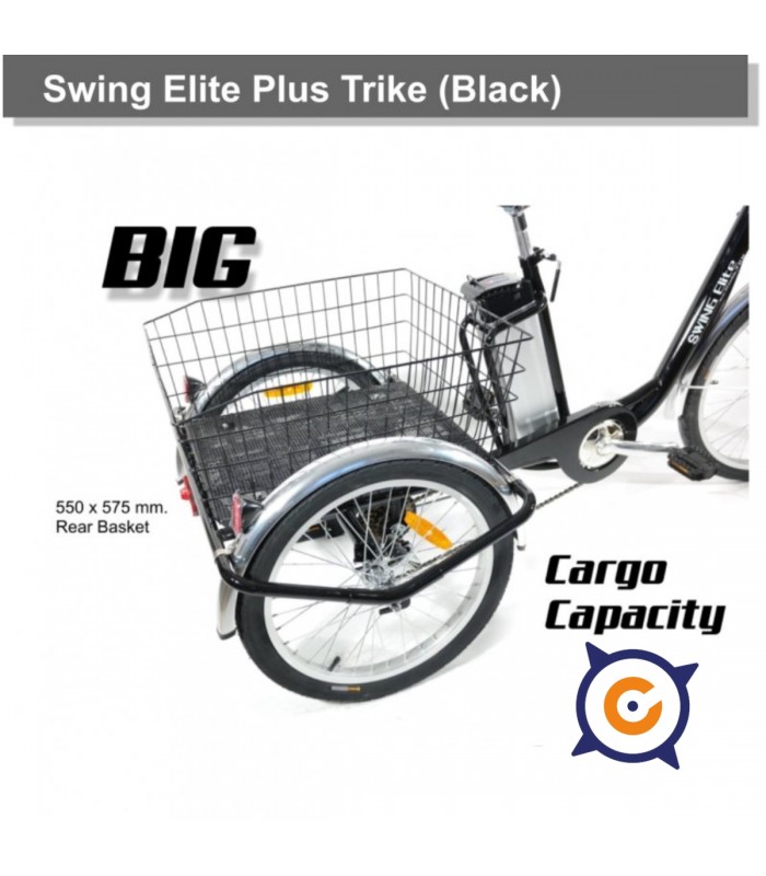 Triciclo Eléctrico CicloTEK Swing ELITE Blanco