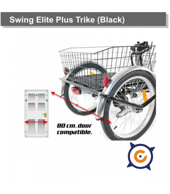 Triciclo Eléctrico CicloTEK Swing ELITE Blanco