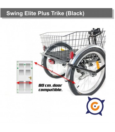 Triciclo Eléctrico CicloTEK Swing ELITE Blanco