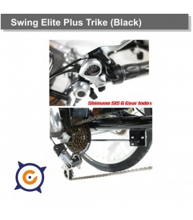 Triciclo Eléctrico CicloTEK Swing ELITE Blanco
