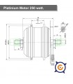 Platinium ebike motor 25 km/h