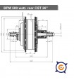 BPM 500 watt 26" CST