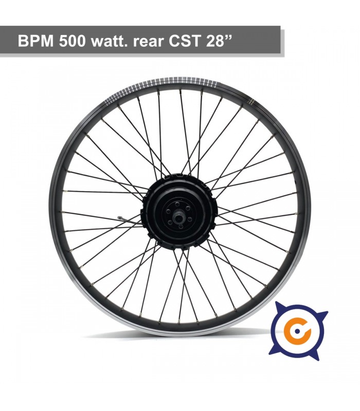 Motor BPM trasero 500 vatios 28", casete