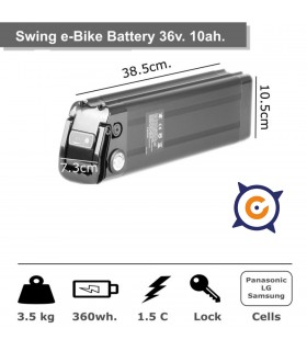 Swing 36v. 10 Ah. battery