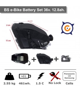 Set Batería BS 36v 12.8Ah.