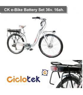 Set de batería CK 36v. 16 Ah.