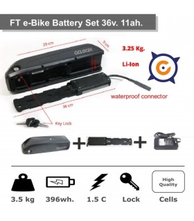 Set Batería FT 36v 11 Ah.