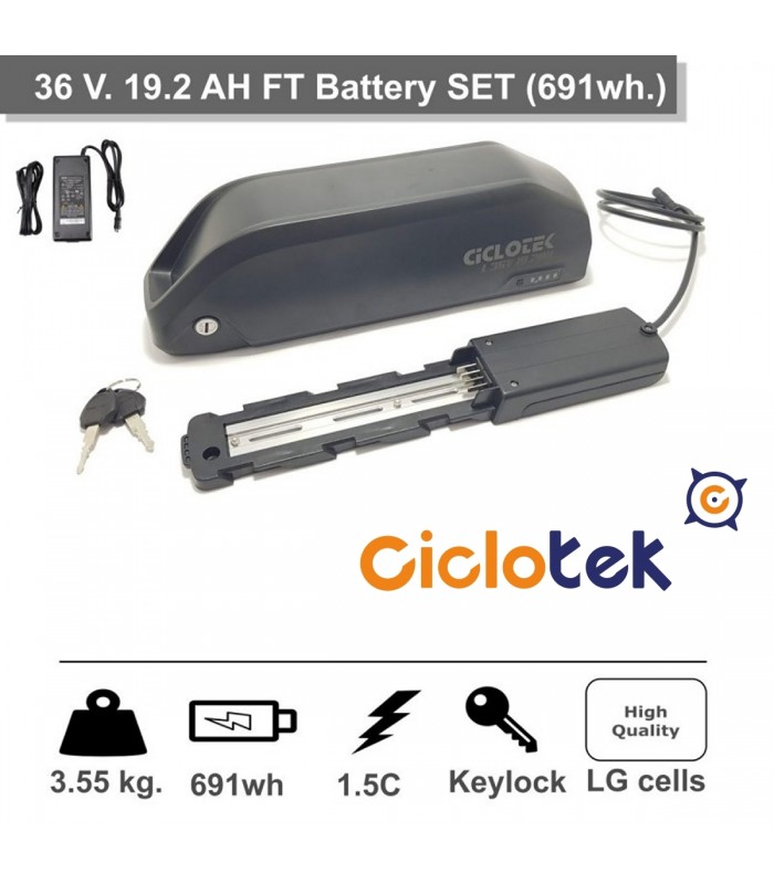 Set Batería FT 36v 19.2 Ah.