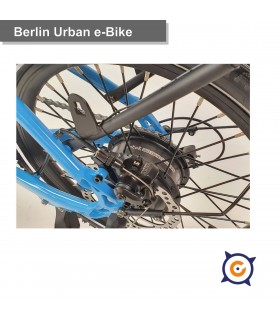 Bicicleta eléctrica plegable Berlín Azul