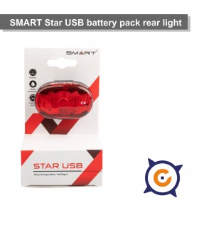 Luz intermitente recargable por USB
