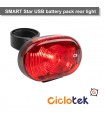 Luz intermitente recargable por USB
