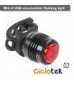 Mini piloto posterior recargable por USB