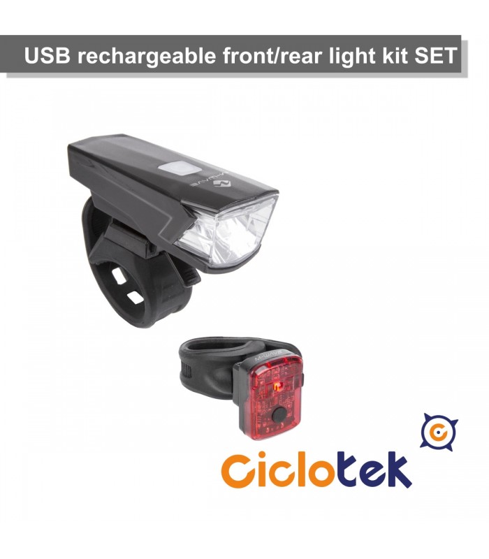 Juego de mini pilotos delantero/trasero  recargable por USB