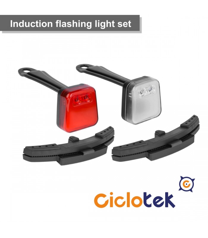 Conjunto de luces intermitentes delantero/trasero de inducción