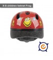 Casco niño S rojo  rana