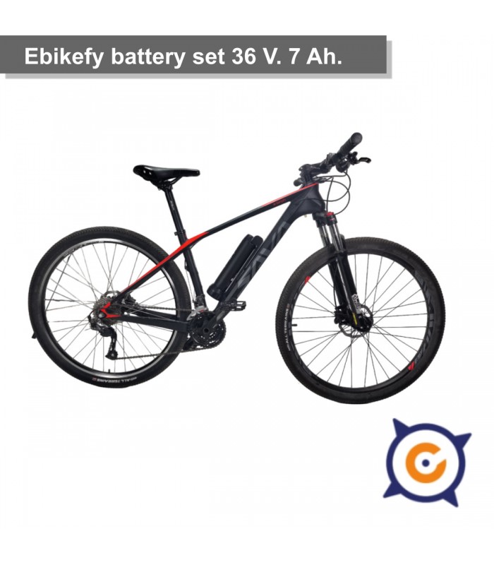 Ebikefy 36V Lithium Battery, 7 Ah.