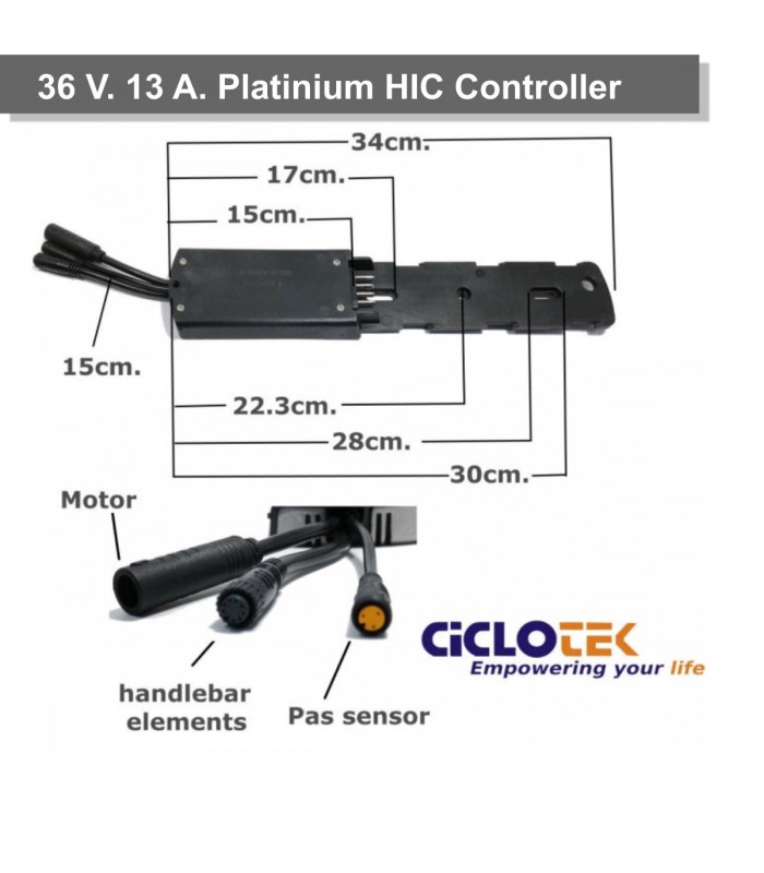 Controlador Platinium HIC 13 amperios para panel LED o LCD