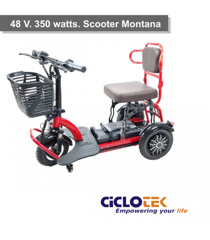 Scooter CicloTEK Montana 48 V, 350 watts