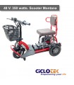 Scooter CicloTEK Montana 48 V, 350 watts