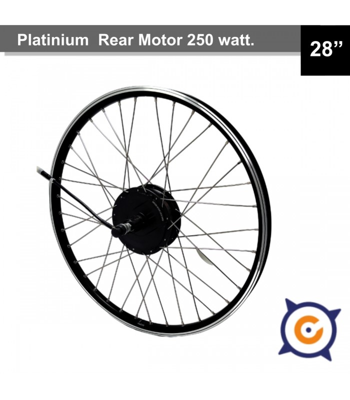 Motor Platinium 250 watt. Trasero 28''rosca