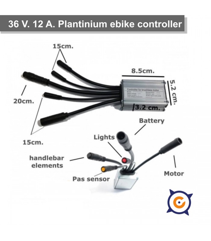 Controlador Platinium 12 amperios para panel LED o LCD