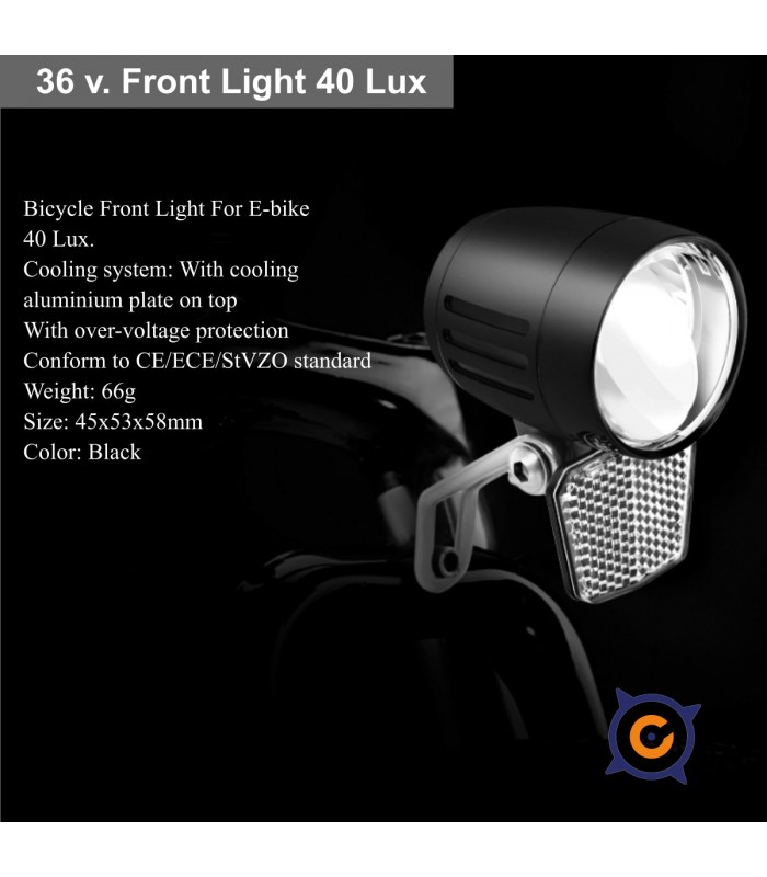 Front light Braze 36 V