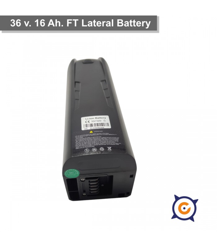 Set Batería con contrlador interado. 36v 16 Ah. extracción lateral