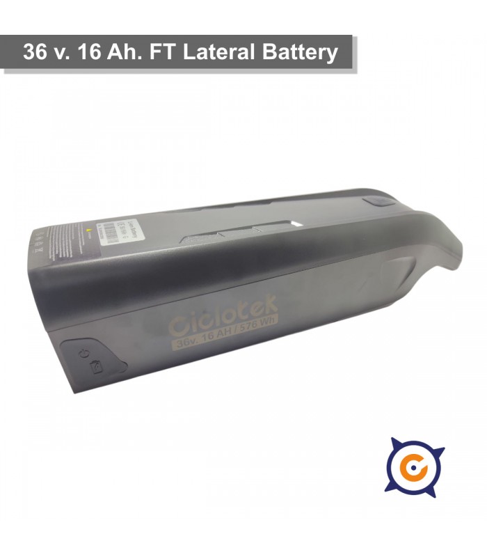 Set Batería con contrlador interado. 36v 16 Ah. extracción lateral