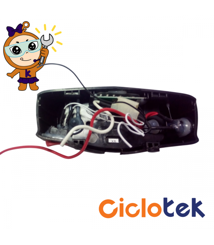 Tapa ck con luz, portafusibles y conector