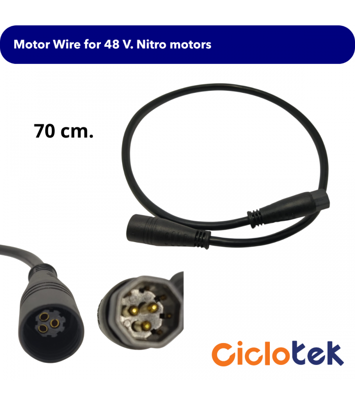 Cable Motor estanco 70 cm. NItro