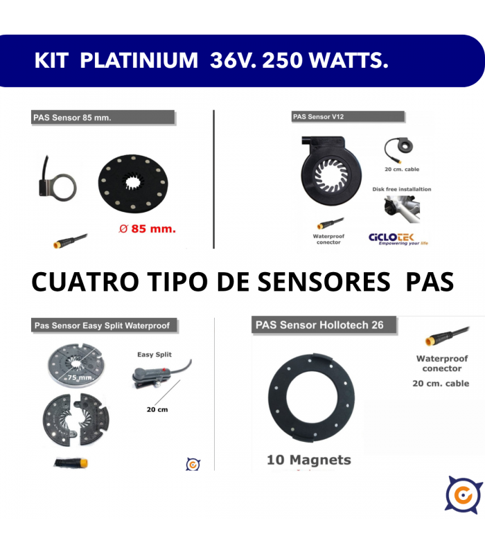 Platinium LCD Kit (front and rear thread)