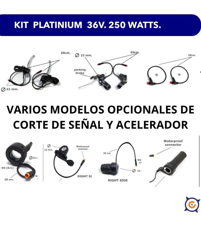 Platinium LCD Kit (front and rear thread)