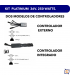 Kit Platinium LCD (delantero y trasero rosca)