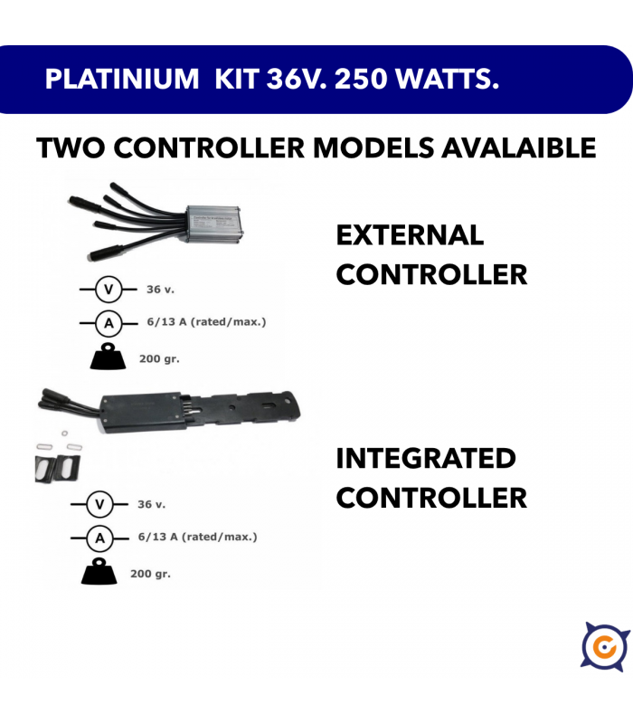 Kit Platinium LCD (delantero y trasero rosca)