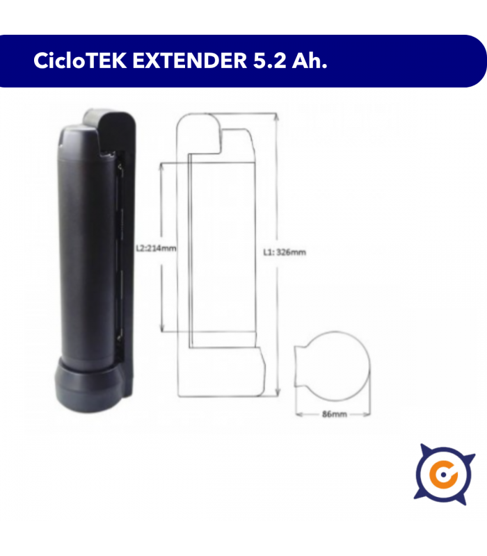 Extender CicloTEK 5.2 Ah.