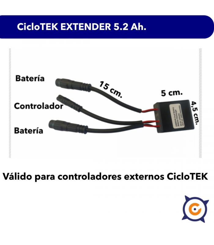 Extender CicloTEK 5.2 Ah.