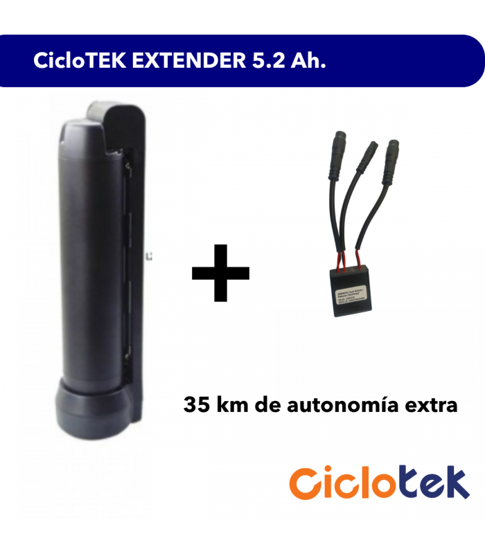 Extender CicloTEK 5.2 Ah.