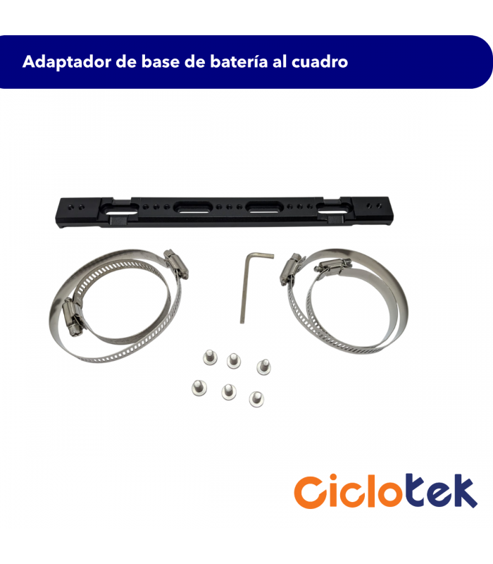 Adaptador de base de batería para tubos de 40 mm